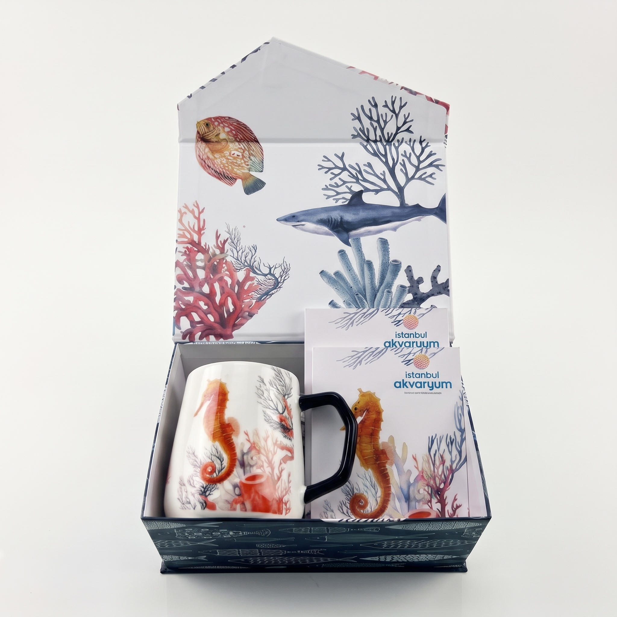 Özel Tasarım 4'lü Hediyelik Set (Kutulu) Denizatı